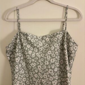 Silky Floral Slip Dress